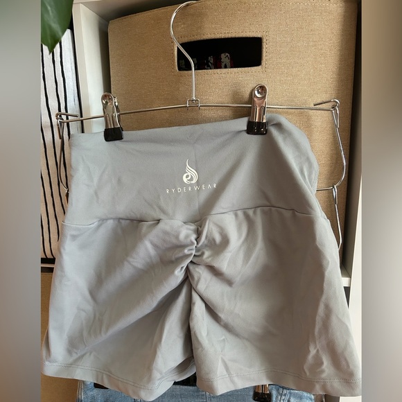 Ryderwear Pants - Ryderwear Light Gray Booty Lift Athletic Women’s Shorts